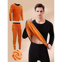 E 37158 Men's Fleece Thermal Underwear ��ʿ���޼Ӻ�ů����