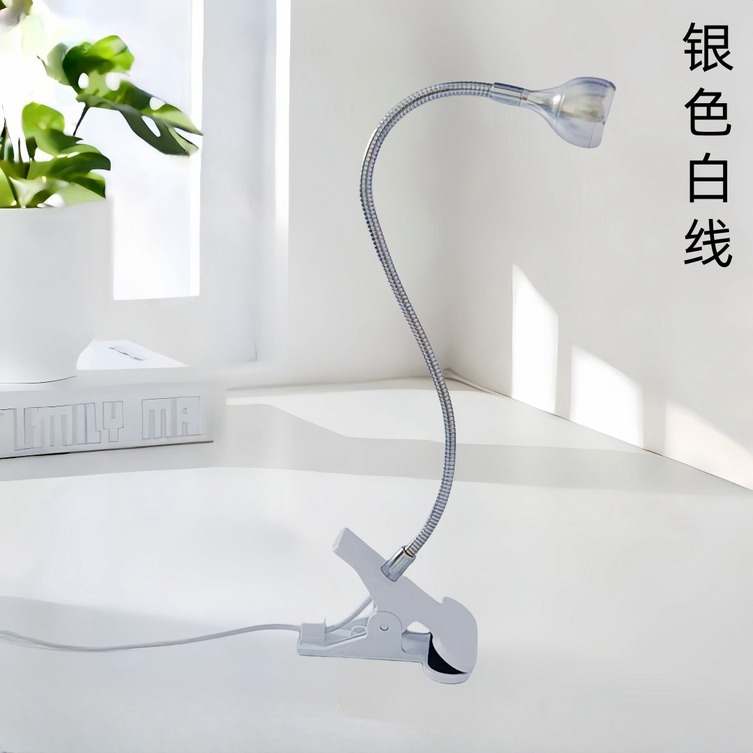 Lámpara de manicura de gancho clip USB 395 lámpara de fototerapia esmalte de uñas UV pegamento curado lámpara de horneado luz púrpura manicura una luz