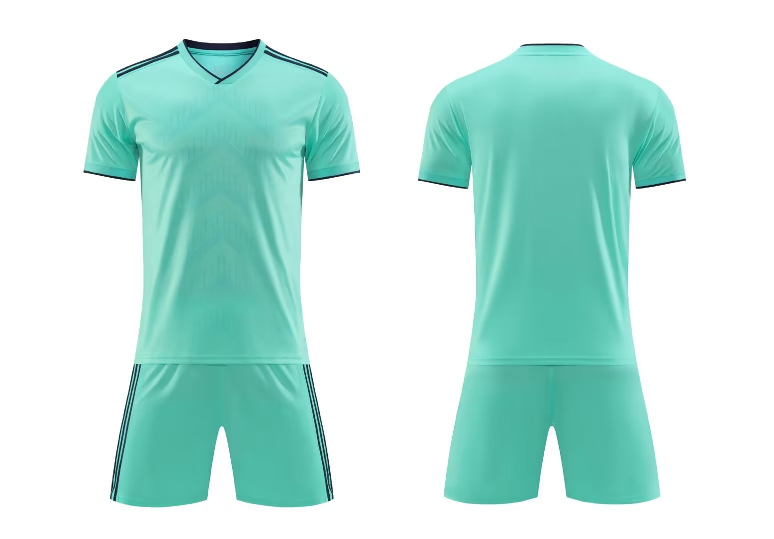 Ensemble de Football à manches courtes, maillot de planche nue pour enfants et adultes, uniformes de matchs et d'entraînement pour l'école primaire et secondaire_voghion.com