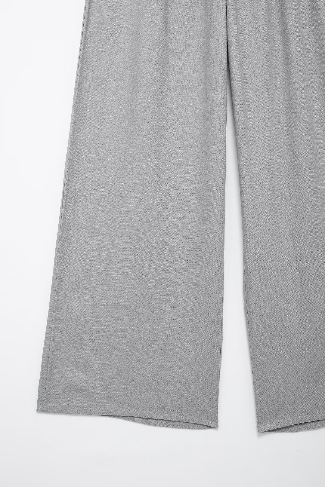 2024 Summer New Collection Women's Linen Blended Wide Leg Pants_voghion.com
