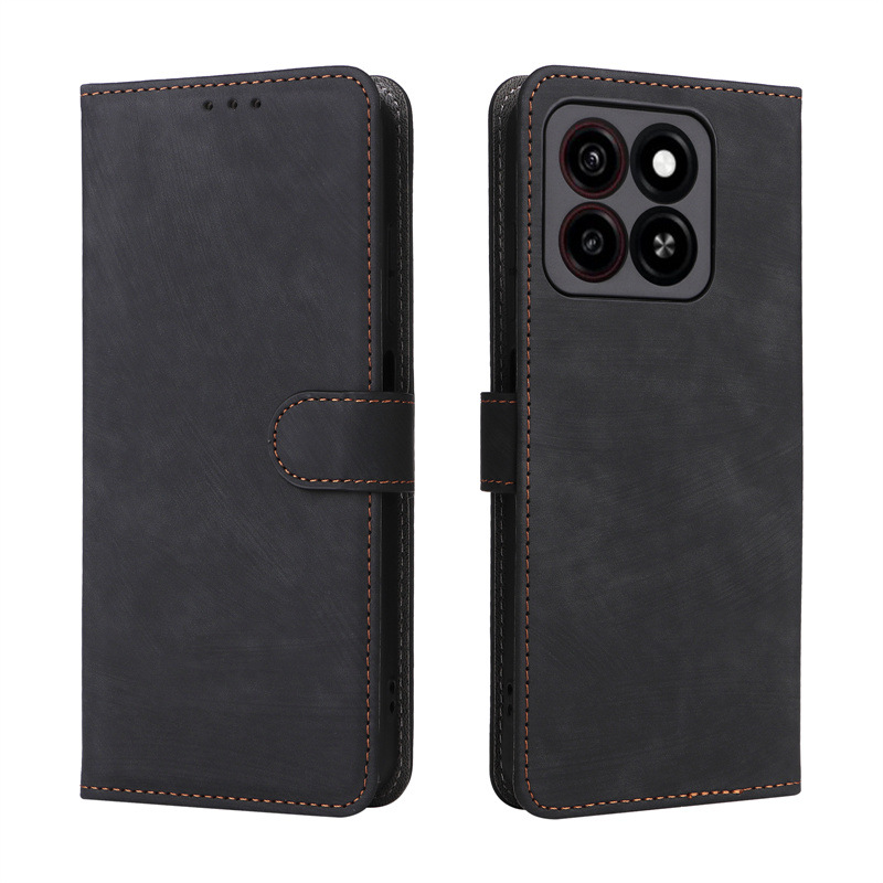 Custodia antifurto in pelle compatibile con A35/A55 ZTE Blade A55 Phone_voghion.com