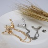 Fashionable brooch, chain with tassels, clothing, accessory, European style