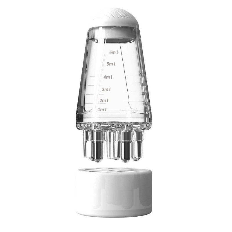 米诺头皮上药器头部精油滚珠涂抹器生发液育发液导药给药梳按摩梳|undefined