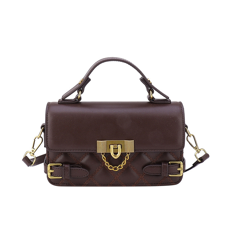 Bolso pequeño retro de alto grado 2023 nuevo bolso de mujer estilo occidental bordado hilo todo partido bolsa de mensajero popular portátil pequeño bolso cuadrado