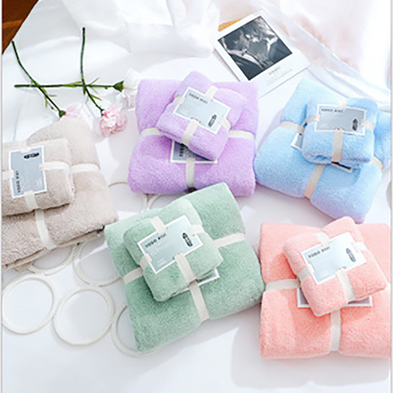 In stock wholesale coral fleece towel bath towel suit child and mother towel adult bath towel face towel In stock wholesale coral fleece towel bath towel suit child and mother towel adult bath towel face towel