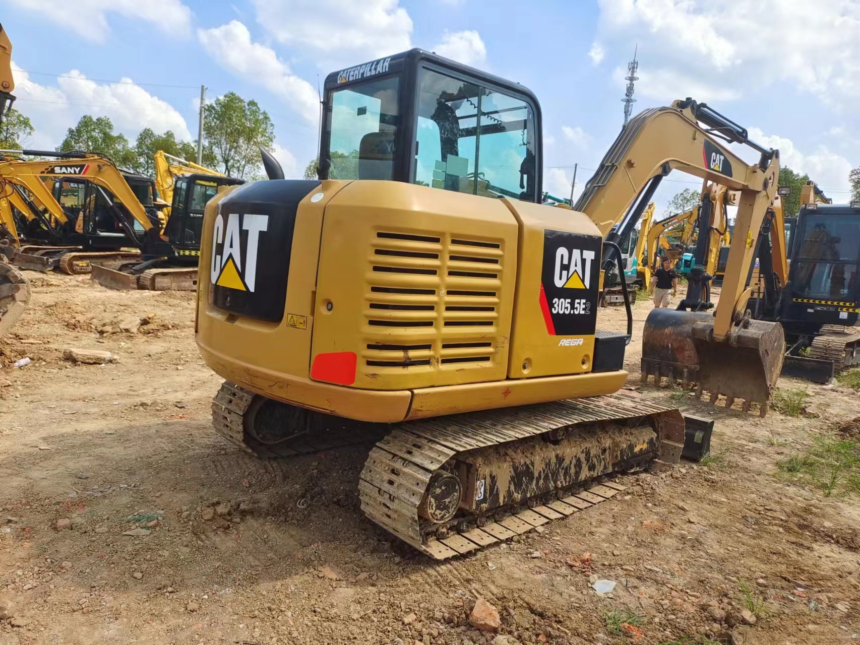 Comercio exterior exportación de segunda mano carter 304 pequeña excavadora carter 305 carter 307 carter 308