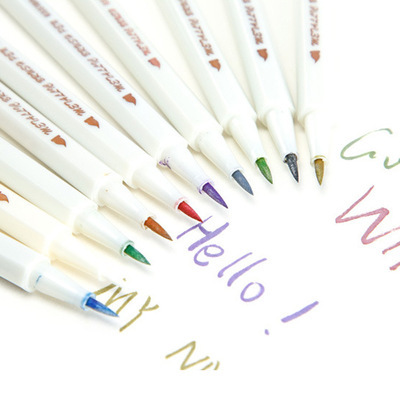 Star 6551 cabeza dura cabeza blanda tarjeta negra álbum de fotos 10 colores 18 colores color de metal de bricolaje pincel hermoso aceite de pincel