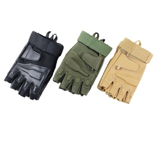 Factory wholesale outdoor sports fitness gloves A5 half finger riding breathable tactical mountaineering protective gloves