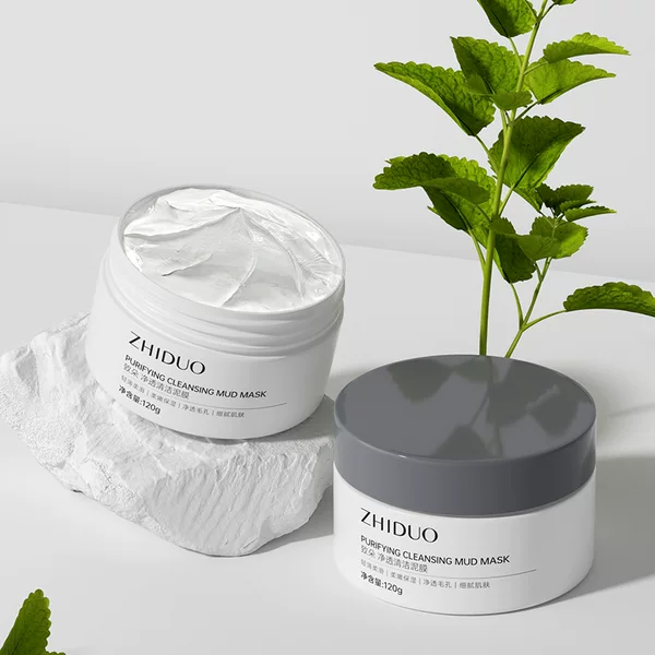 Zhiduo Purifying Oil Control Cleansing Mud Mask 120g Cleans Pores, Hydrates and Moisturizes, Apply-On Mud Mask for Hair Replacement