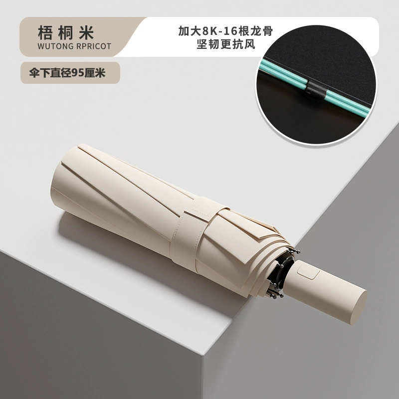 Automatic big umbrella solar-powered, fully automatic, sun protection, UV protection, wholesale