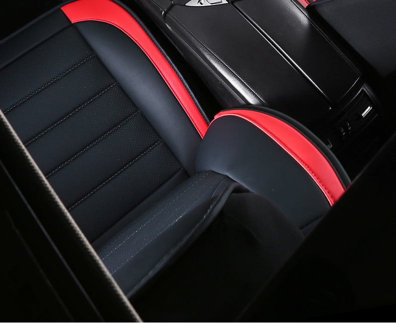 Amazon foreign trade car seat cover four seasons universal net red leather ice silk cushion all-inclusive seat cover source factory