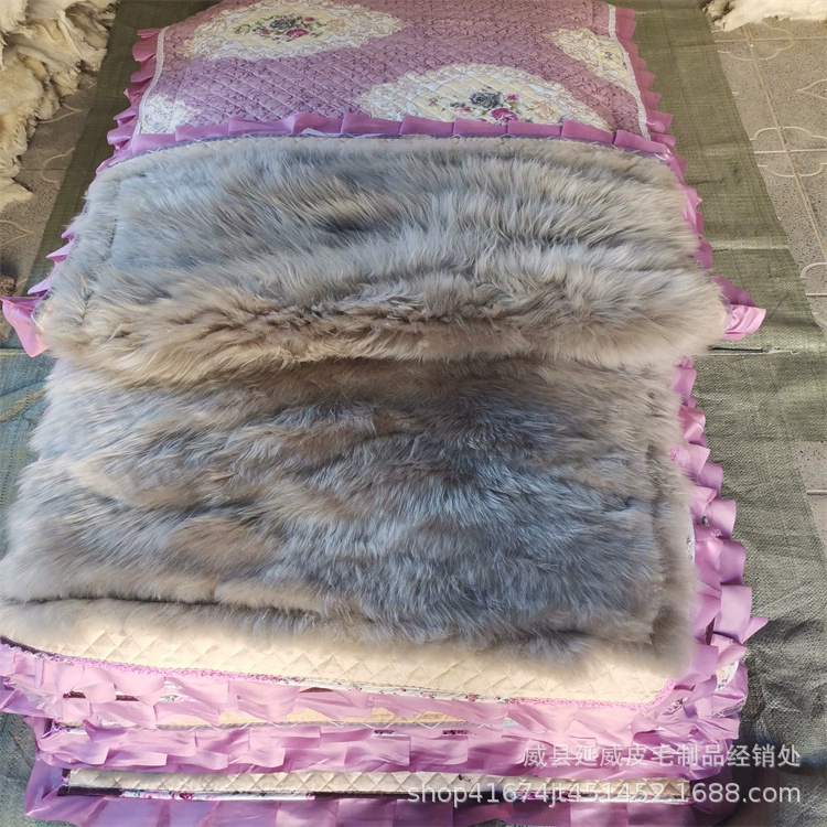Оптовая продажа фабрики пестрая длинная зима тюфяка шерсти теплый влагостойкий тюфяк овчины