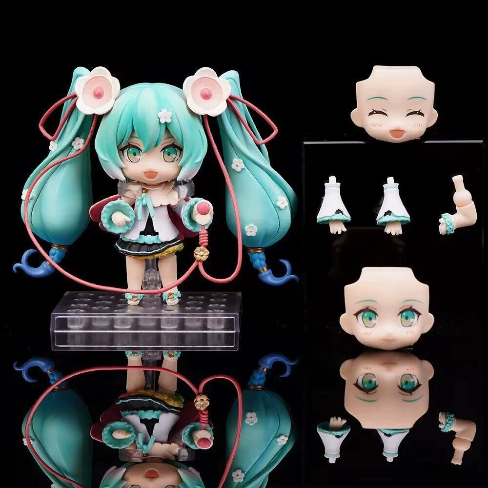 Q версия Нендоред Hatsune 2306# Узкогорлый пёс подвижная фигура модель в коробке украшения оптом