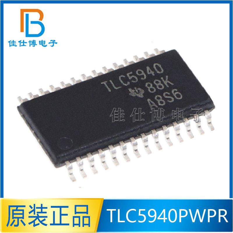 TLC5940PWPR TLC5940PWP 全新原装 LED驱动器 贴片SOP-28 TLC5940