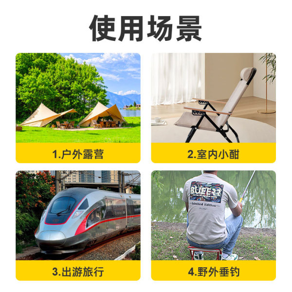 Travel folding handheld beach equipment for camping for fishing