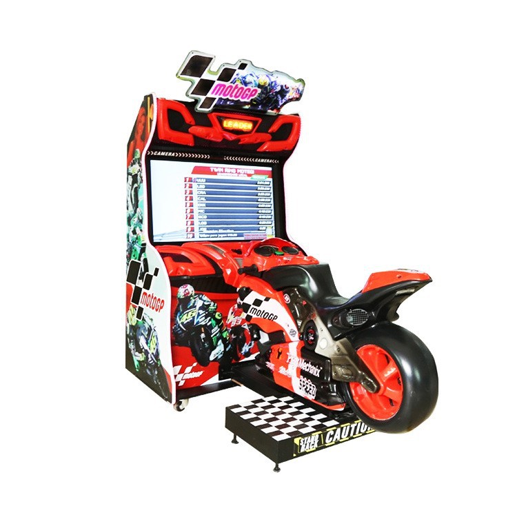 Venta caliente máquina de juego de la ciudad de videojuegos doble conexión GP simulador de motocicleta máquina de entretenimiento máquina de juego de monedas