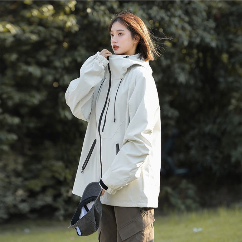 Jacket Outdoor Three-Proof New Jacket Loose Mountaineering Jacket Windproof Waterproof Warm Couple Jacket Men