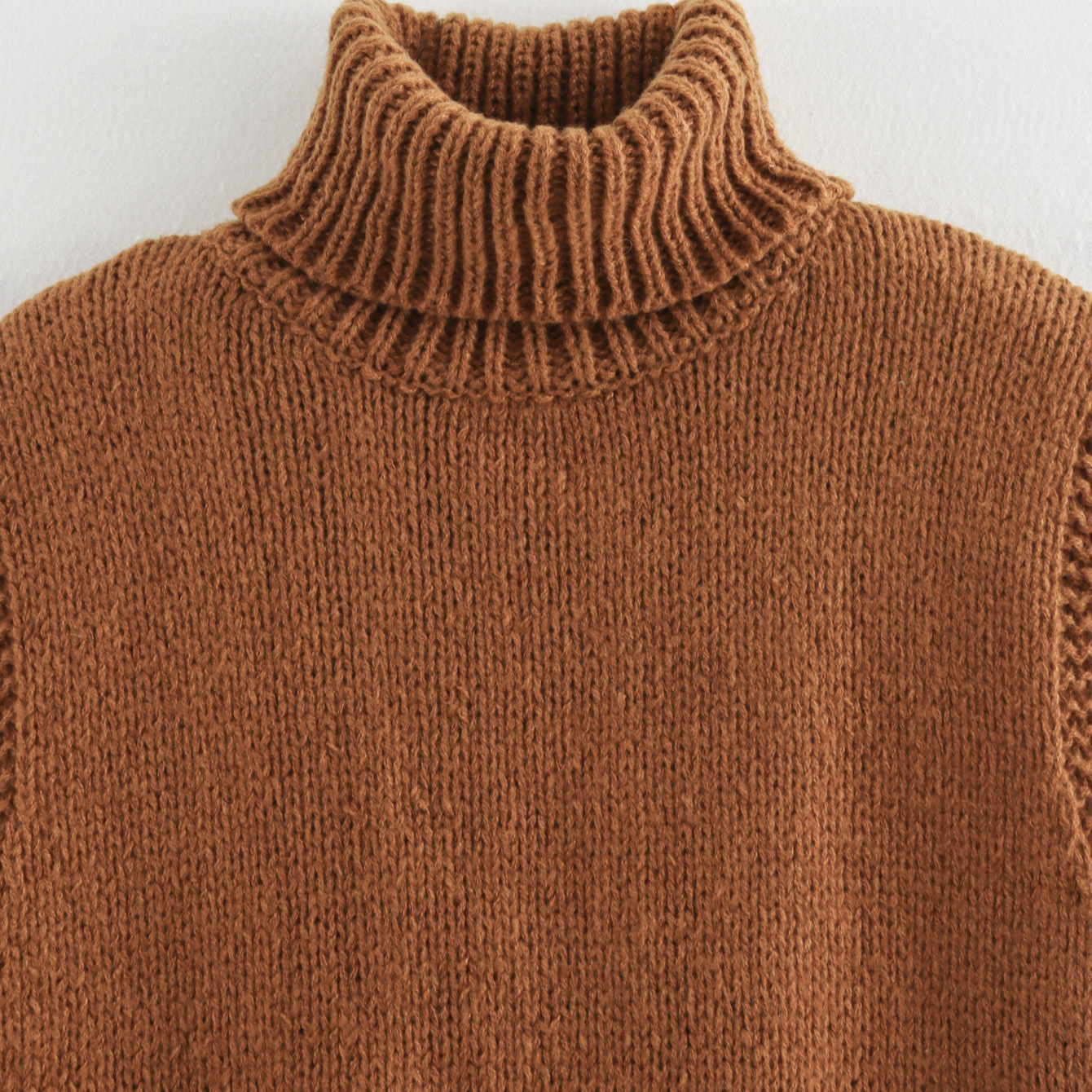 Damenbekleidung 2024 Herbst Winter neue Street Fashion mit Stehkragen und flacher Nadelweste_voghion.com