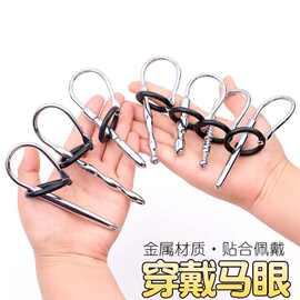 金属马眼棒尿道堵男用阴茎自慰取精器金属拉珠马眼棒成人用品批发