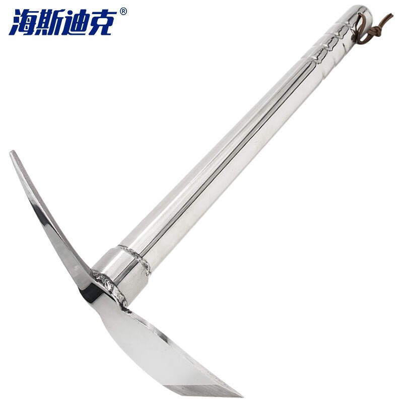 海斯迪克 不锈钢锄头园艺清洁工具洋镐小耙子锄头圆柄除草工具 HK