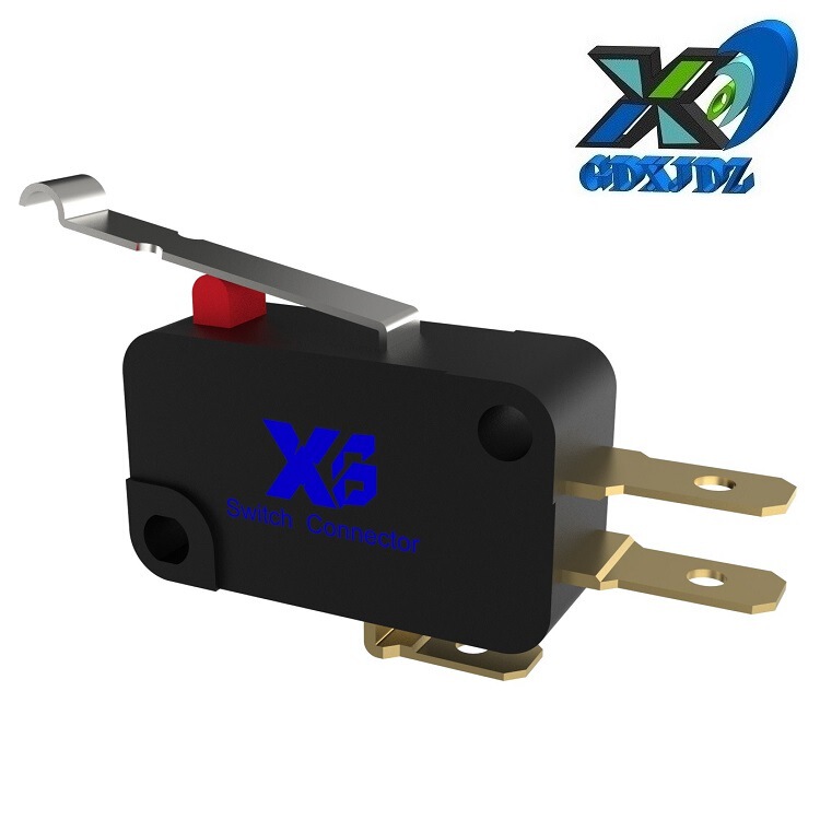 Electric appliance bent handle high current switch 16A 250V Xibang high power reset micro switch 16A 125V Electric appliance bent handle high current switch 16A 250V Xibang high power reset micro switch 16A 125V