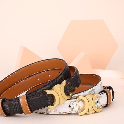 Ladies Belt Fashion Adjustable Letter Buckle Trendy Unisex Personality Retro Women's Stylish Slim Belt Decorative Strap