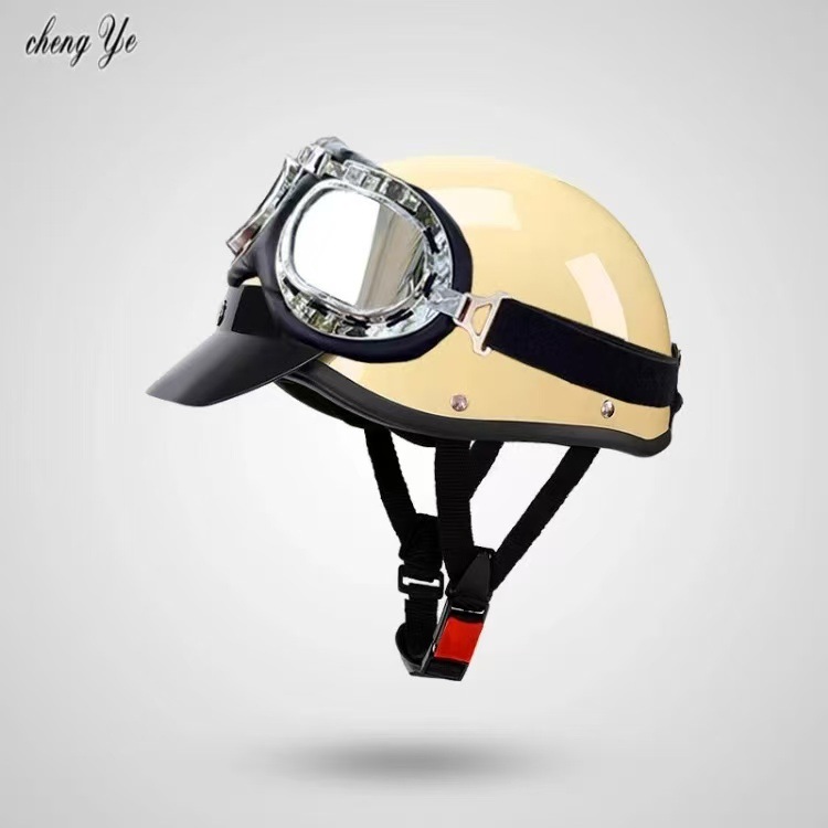 Casco 3C nuevo casco eléctrico estándar nacional retro casco unisex medio casco montar coche de batería venta directa