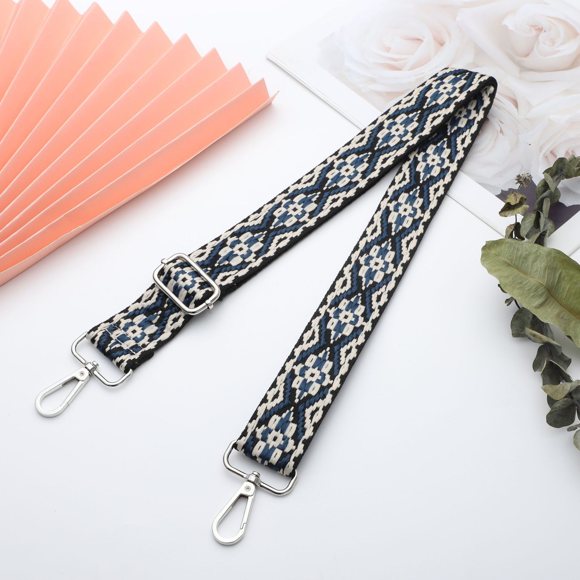 Nylon Flower Sling Strap Bag Accessories display picture 2