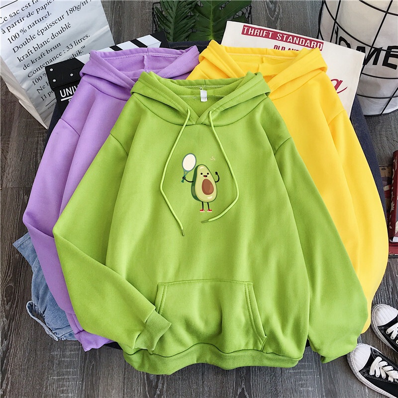 American-style printed loose-fitting fleece-lined thickened college-style jacket for autumn and winter, loose-fitting class uniform with fleece-lined hooded sweatshirt for women