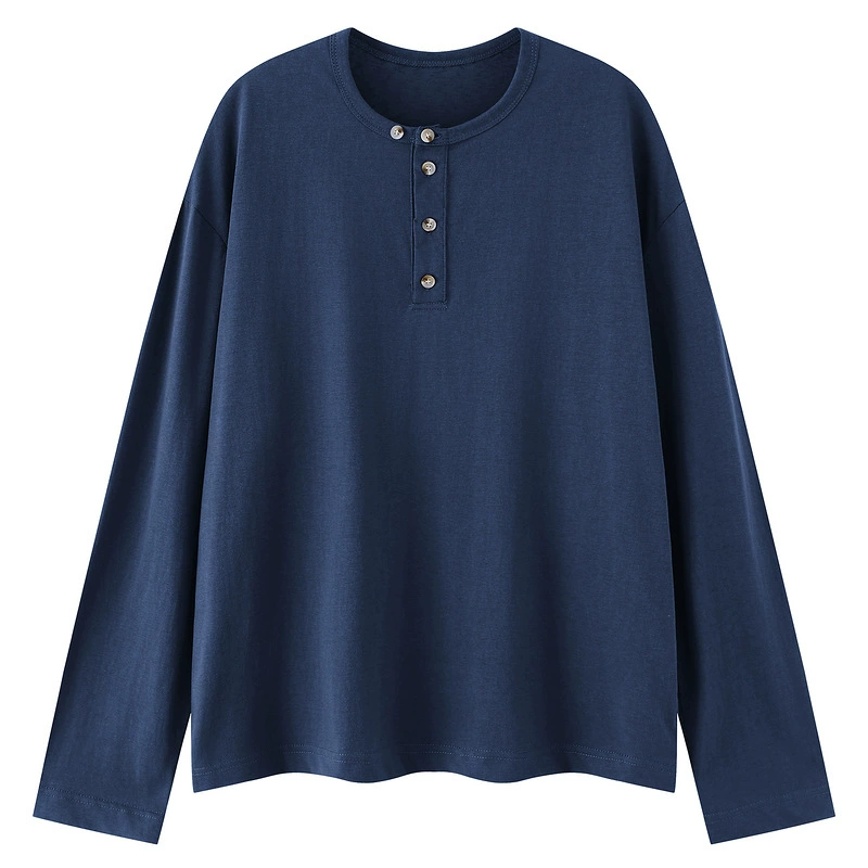 White base body-friendly long-sleeve, American style, oversize