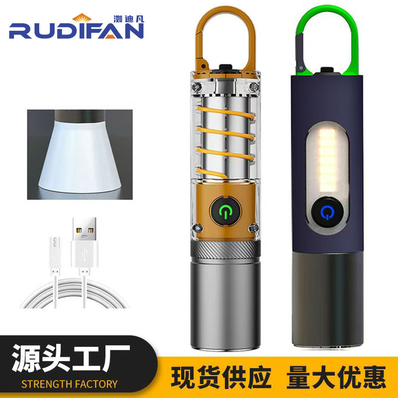 懐中電灯強力な光充電式超高輝度白色レーザー長寿命卸売ドロップシッピングレーザーキャンプライト|undefined