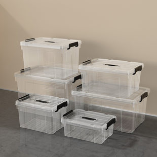 Plastic storage box, transparent big pen, increased thickness