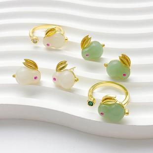14K����ɫ�����_�ڽ�ָ�p�����ӵ����ֹ�diy����朶��Ʒ���