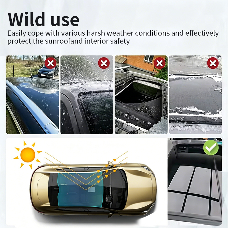 Cross-Border Exclusive Supply of Pre-Cut Tpu Sunroof Ice Armor Heat Insulation Film Ppf Suitable for Polestar 4 (2024-up)