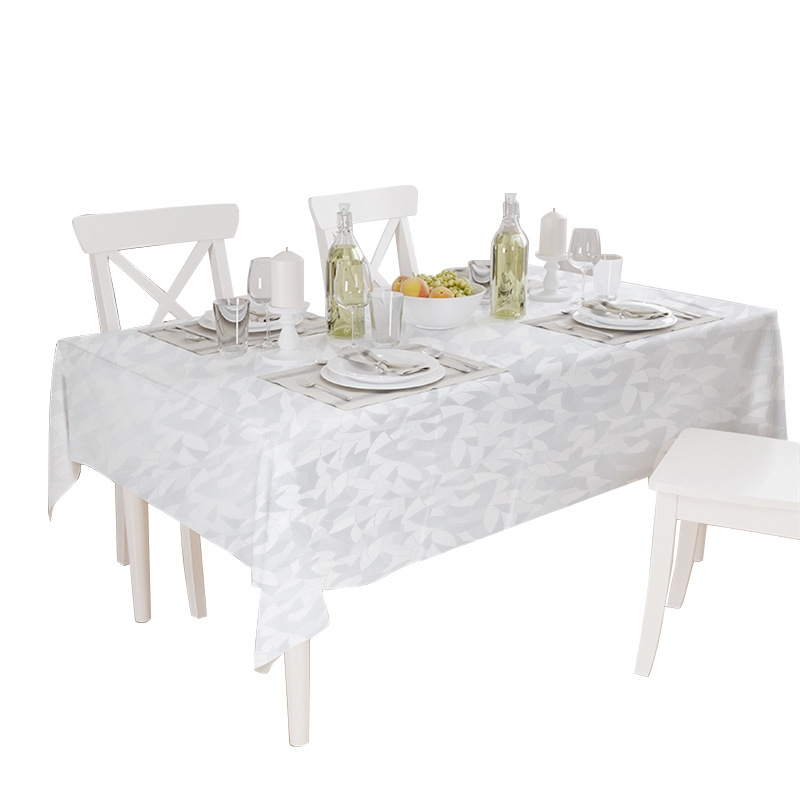 3D mantel estilo nórdico luz mesa de comedor de lujo PEVA impermeable mantel ecológico multi-tamaño simple mantel 90*140