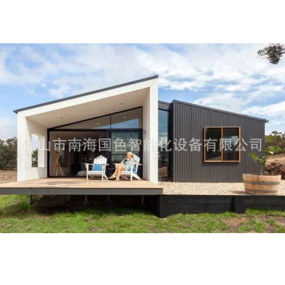 Contenedor móvil acero ligero Villa casa de vacaciones sala de actividades Hotel manzana cabina cielo estrellado habitación insonorizada cabina de seguridad