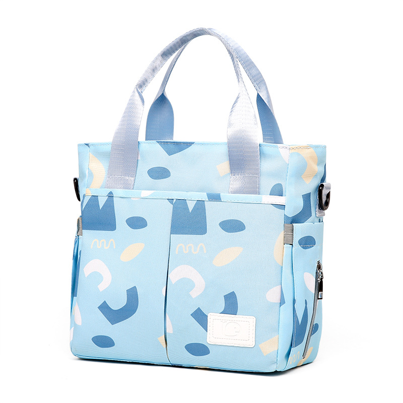 Bolsa de momia Portátil Bolsa de hombro crossbody de corta distancia diaria bolsa de madre ligera bolsa de gran capacidad de separación húmeda y seca bolsa materna e infantil