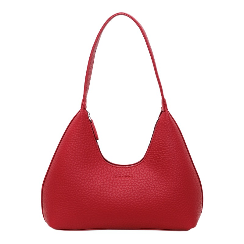 Cross-border 2025 otoño y invierno nuevo nicho litchi estampado bolso de hombro bolso de brazo de moda bolso de mano de viaje