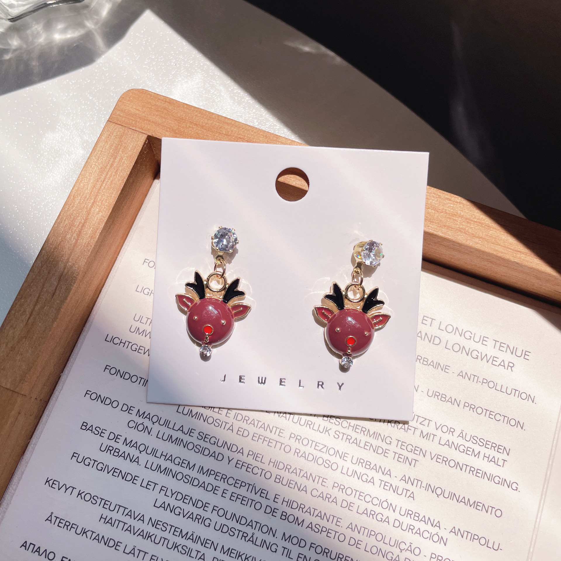 24g Weight Rhinestones Inlay Material Drop Earrings Classification 1 Pair Quantity Festival Occasion Alloy Material Christmas Festival Cartoon Character, Christmas Tree, Santa Claus Pattern Women's Gender Plating, Flakes Design Cartoon Style, Cute Style 1 Pair Christmas Cartoon Style Cute Cartoon Character Christmas Tree Santa Claus Plating Flakes Alloy Rhinestones Drop Earrings 13