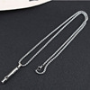 Fashionable necklace stainless steel, whistle, spiral, universal pendant suitable for men and women, simple and elegant design, wholesale