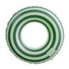 Olive green stripes thick circle