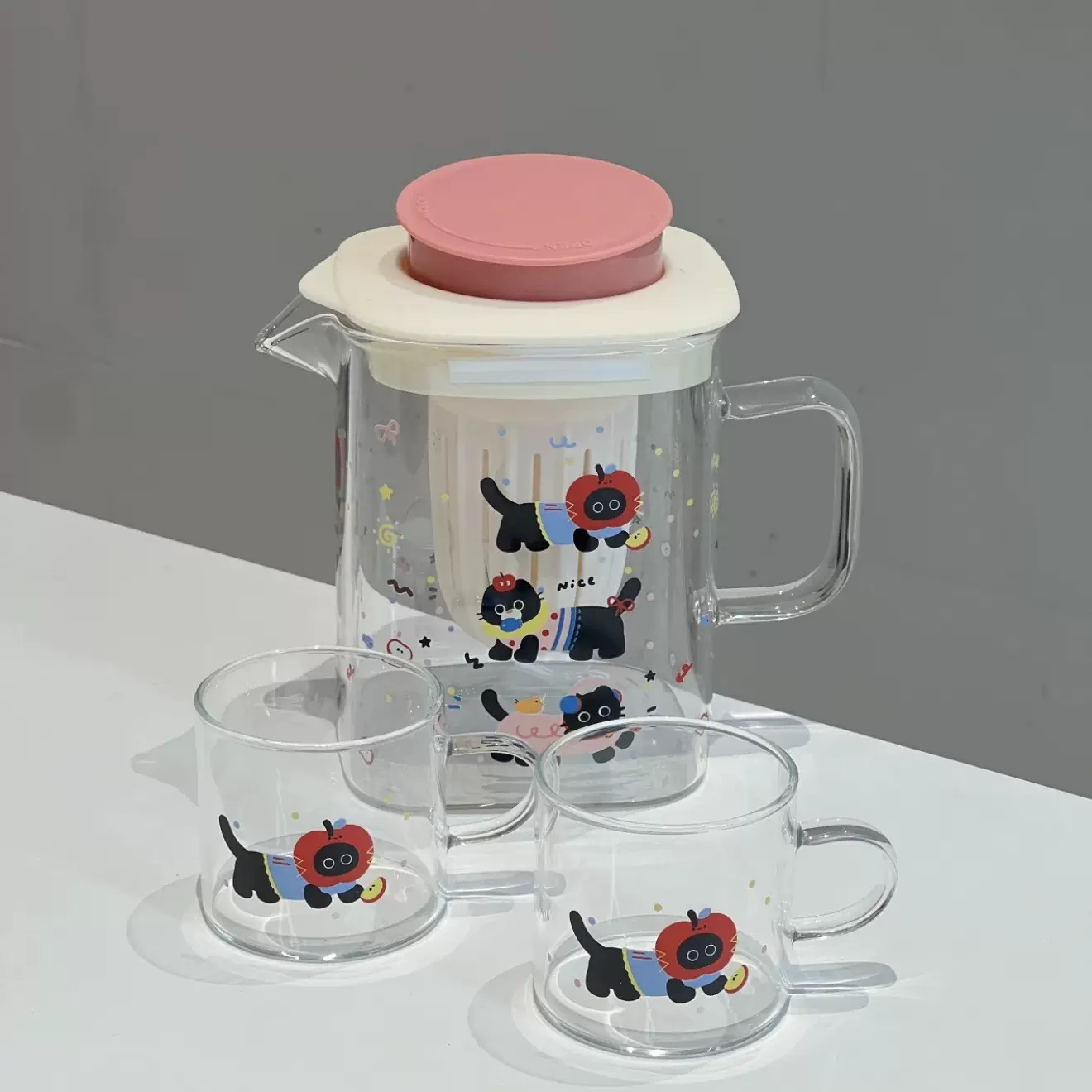 高颜值养生茶壶办公室大容量煮茶壶高硼硅玻璃杯家用多功能泡茶壶