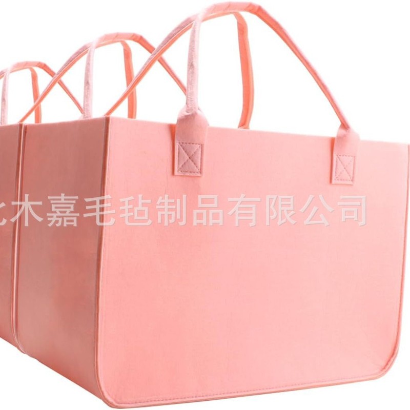 跨境中秋节毛毡包新商务企业活动毛毡托特包礼品袋毛毡手提袋|undefined