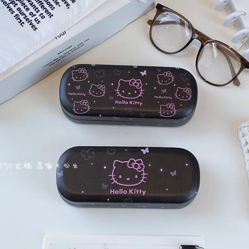 Cute Cartoon Pattern Portable Anti-Stress Glasses Case for Students and Girls, Storage Box for Myopia Glasses and Sunglasses Cute Cartoon Pattern Portable Anti-Stress Glasses Case for Students and Girls, Storage Box for Myopia Glasses and Sunglasses
