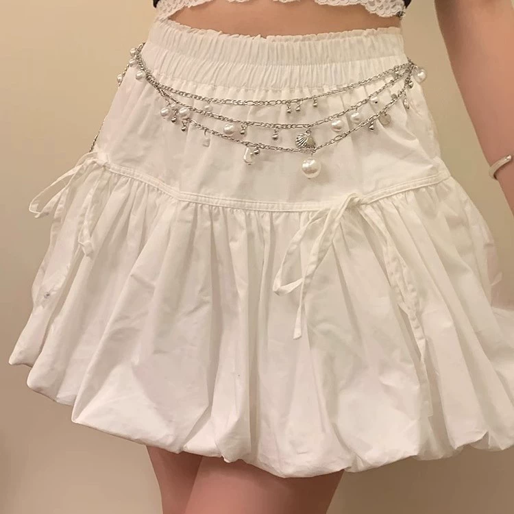 Цепочка с жемчужиной, металлический пояс, аксессуар, 2 карата, стиль высокого качества