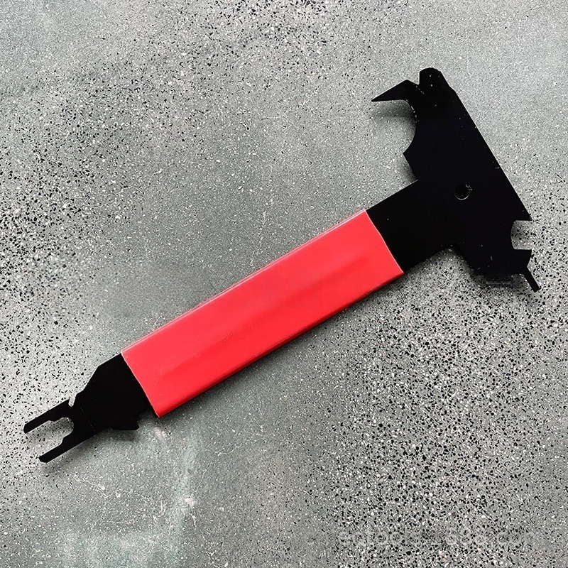 跨境厂 多功能十合一汽车门板内衬扳手弹簧钢汽车门把手拆卸工具