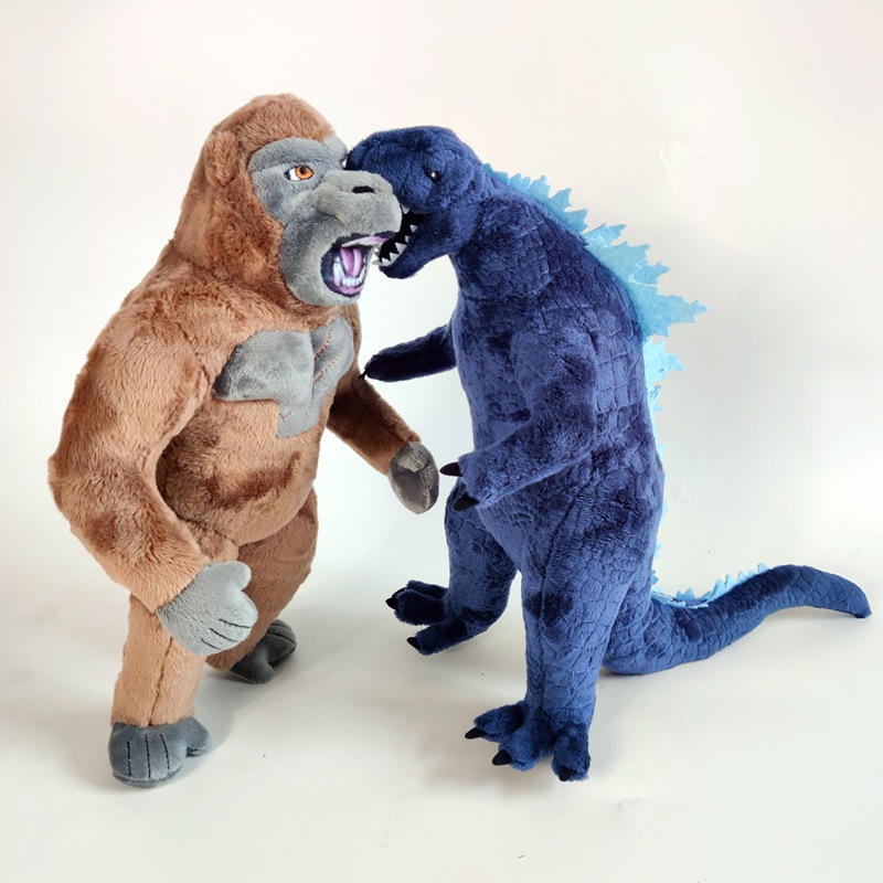 peluches de king kong y godzilla