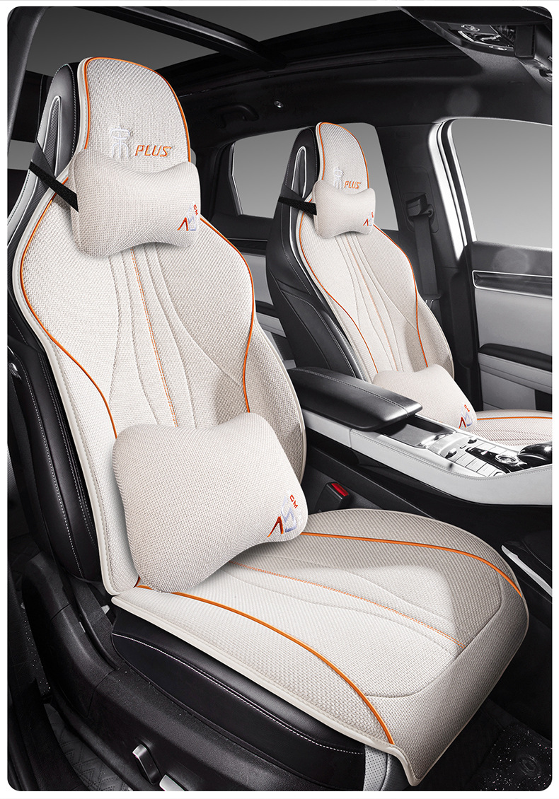 BYD Song plusdmi Car Seat Cover Special Cushion Seat Cushion Four Seasons Seat Cover Linen Half Pack Breathable ev