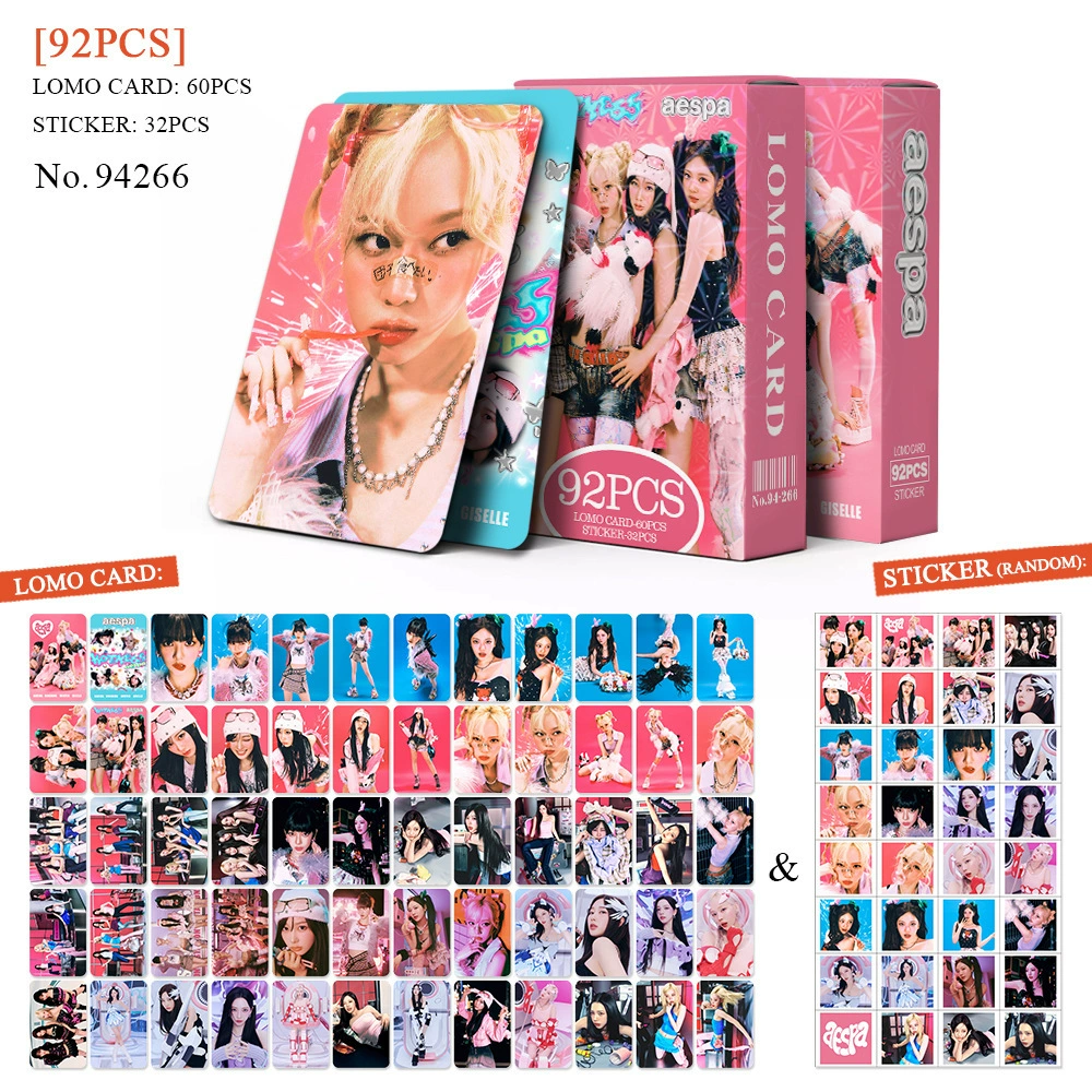 Набор 92 карточки с фото, BTS BPSKTWICE, двусторонние LOMO-карточки, фабричная печать