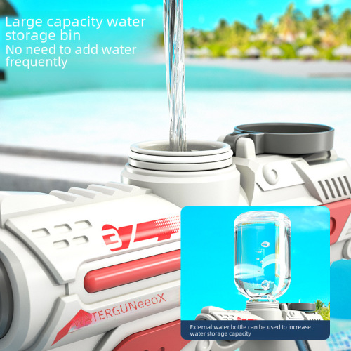  Space Electric Water Gun Automatic Continuous--fire Water Blaster High-pressure Large-capacity Water Gun Beach Water Play Toy